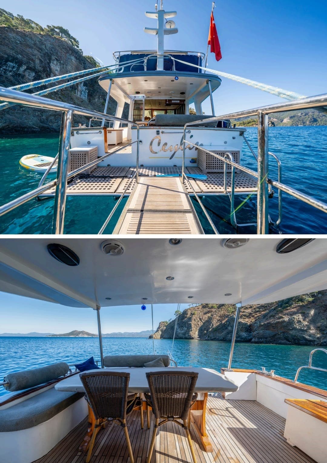Fethiye Çıkışlı 14 Metrelik Trawler Marka Motoryat ile Unutulmaz Deniz Turları 7