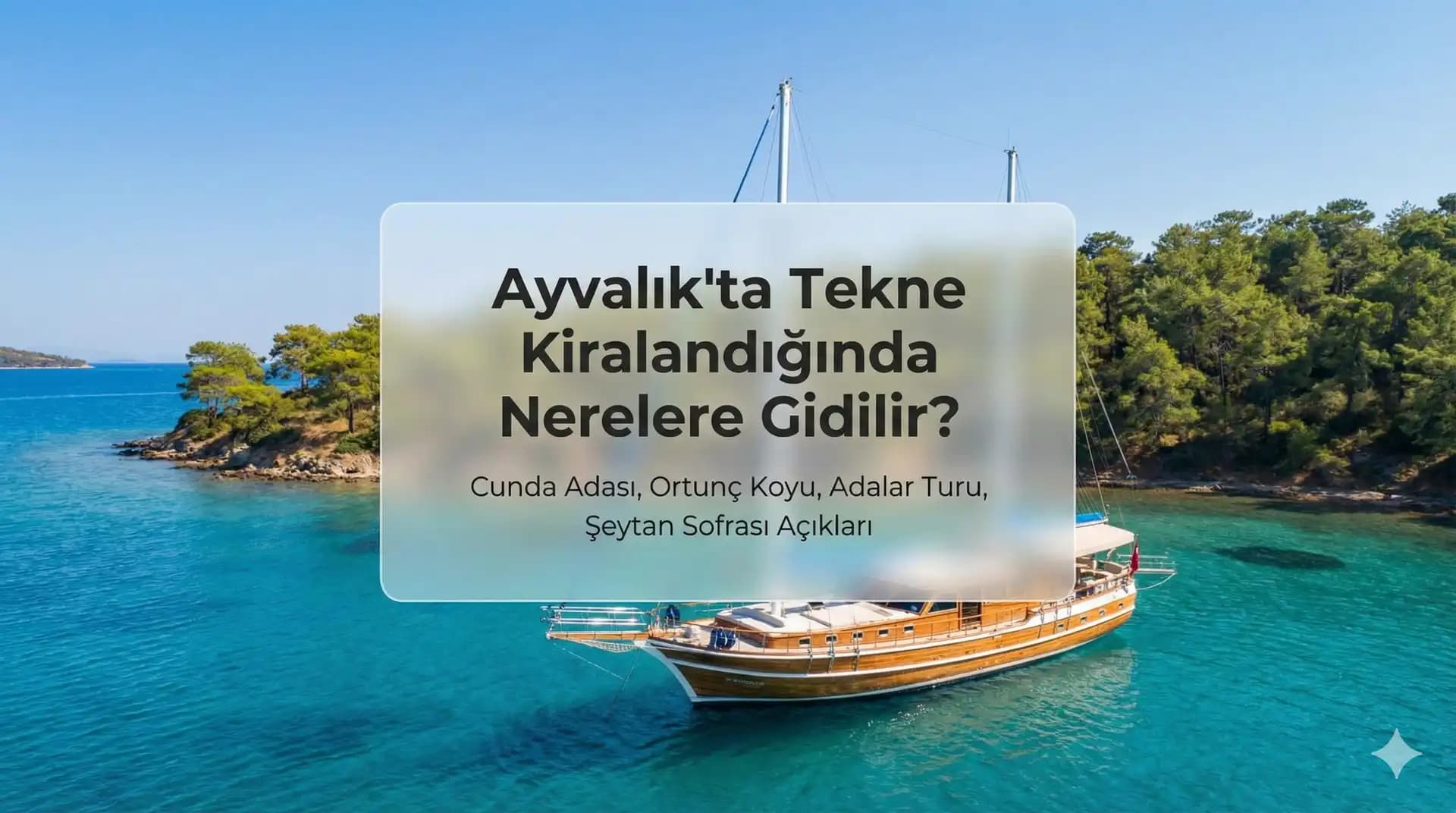 Ayvalık'ta Tekne Kiralandığında Nerelere Gidilir?