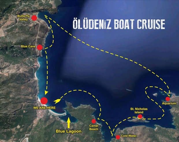 Ölüdeniz'de Ekonomik Tekne Kiralama – 12 Metrelik 20 Kişilik Geniş Tekne ile Muhteşem Bir Gün!