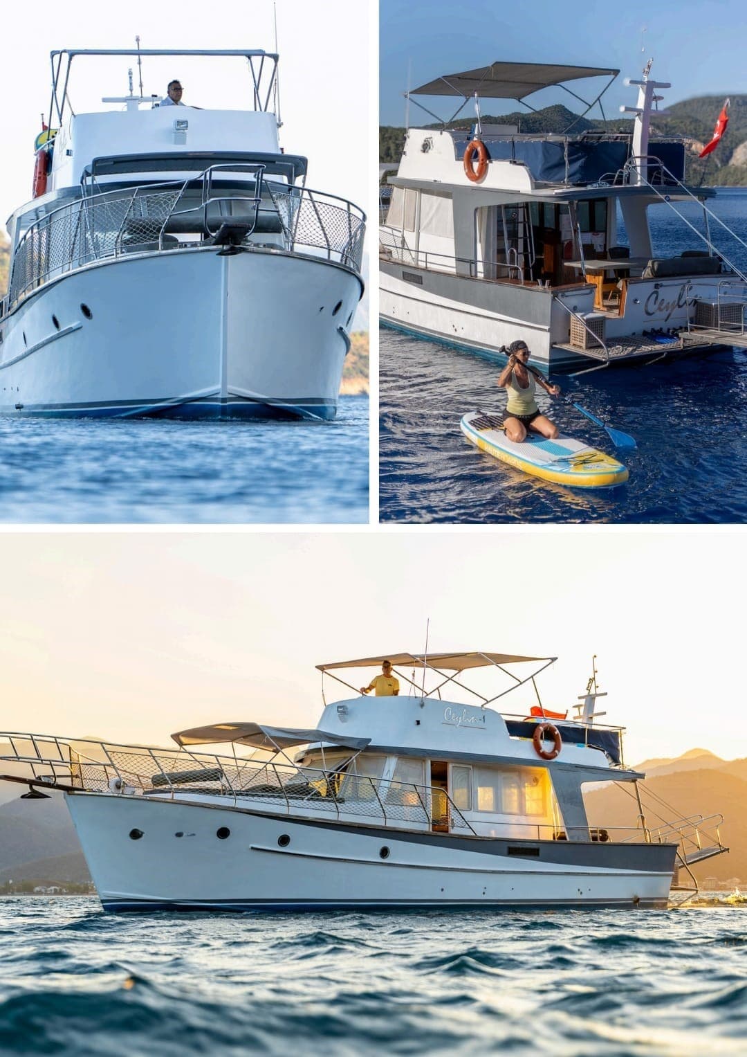 Fethiye Çıkışlı 14 Metrelik Trawler Marka Motoryat ile Unutulmaz Deniz Turları