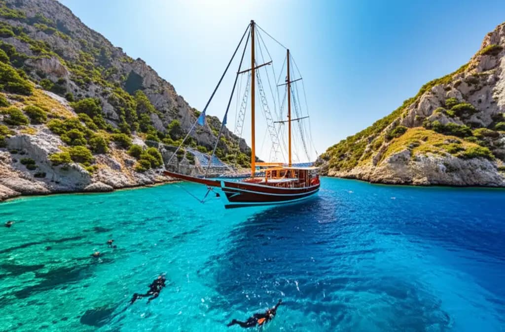 Korsan Koyu (Adrasan): Saklı Şelalenin Denize Düştüğü Koy