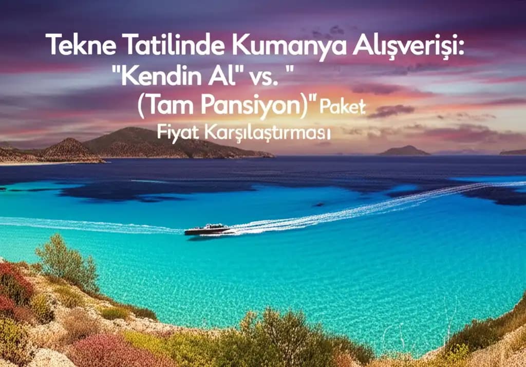 Tekne Tatili Kumanya: Kendin Al mı, Tam Pansiyon mu?
