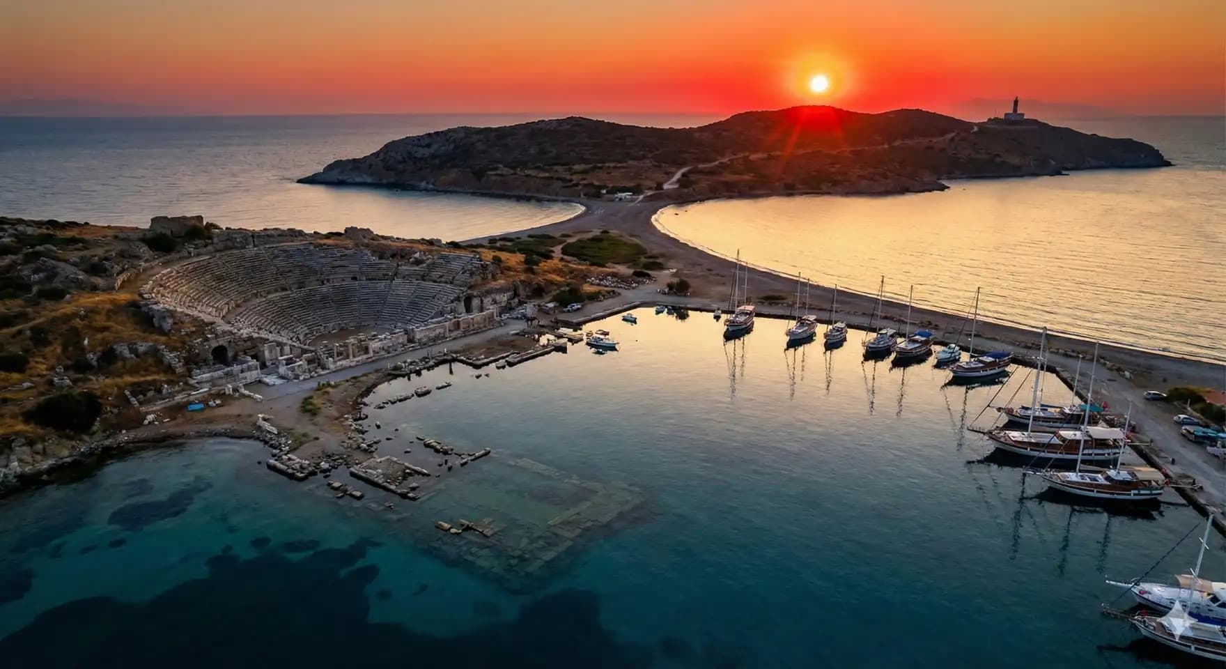 Knidos (Datça): Ege ve Akdeniz'in Birleştiği Antik Liman
