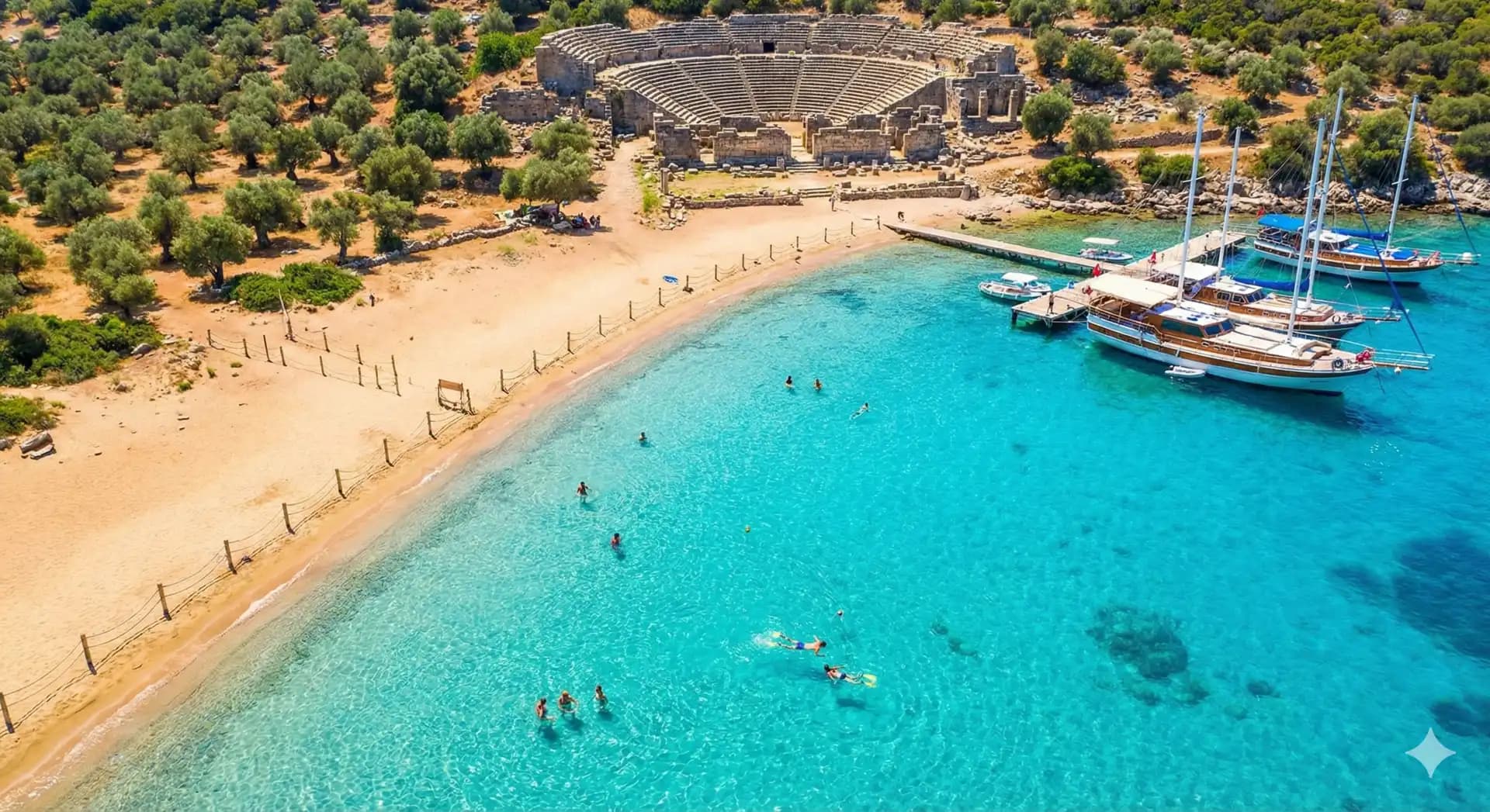 Kumu Altından Değerli Efsane: Sedir Adası (Kleopatra Plajı)