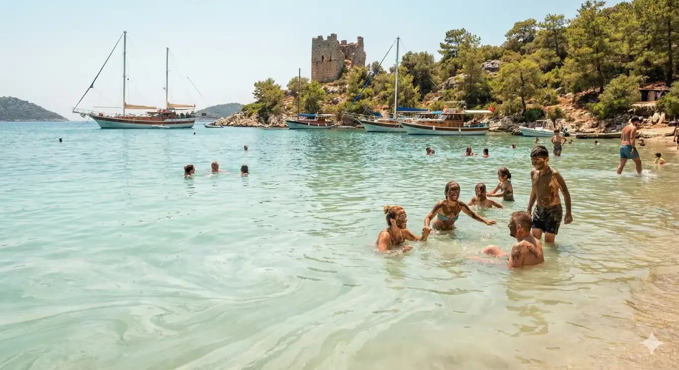 Burç Koyu nerede? Kekova'nın Soğuk Su Kaynağı ve Doğal Kliması