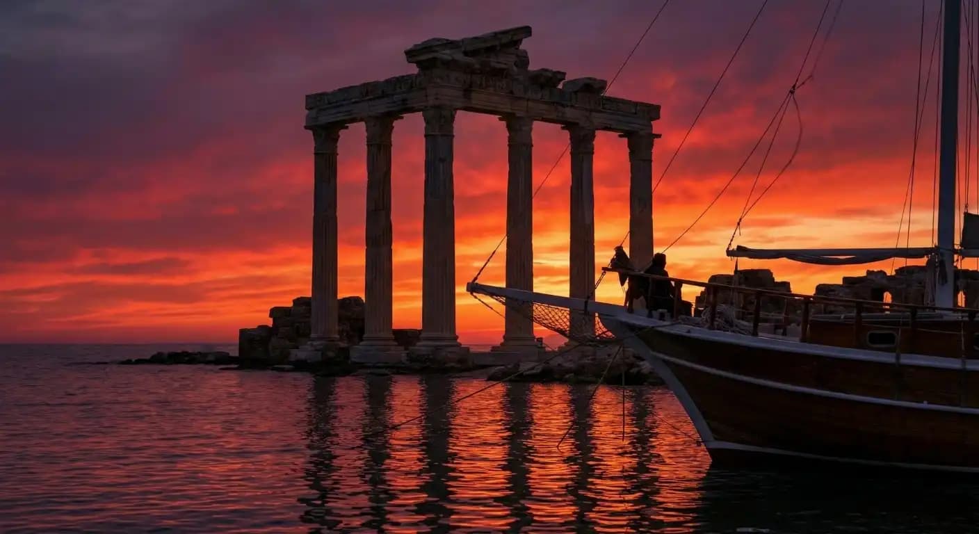 Side Apollon Tapınağı önünde denize girilir mi?
