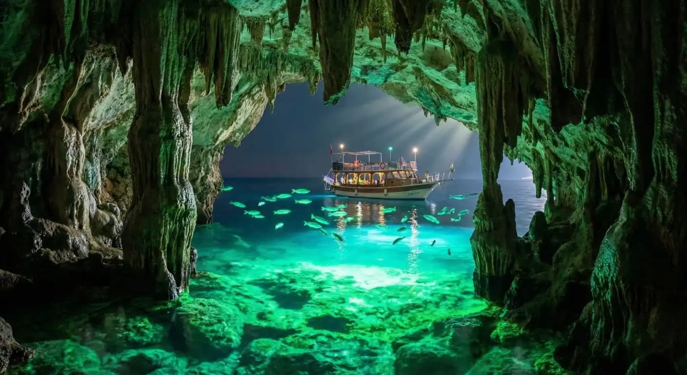Fosforlu Mağara (Alanya): Suyun Altındaki Gizemli Işık