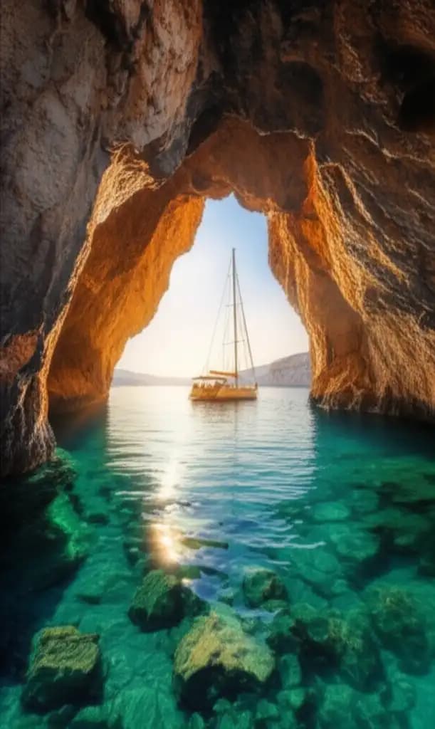 Delik Deniz (Antalya): Kayaların İçinden Geçen Turkuaz Havuz