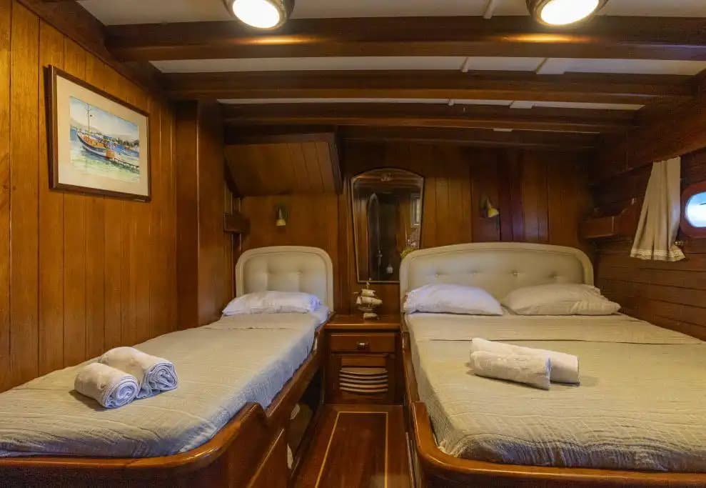 Bodrum 29m Ketch Gulet Kiralama | 6 Kabin 12 Kişi Mürettebatlı 14