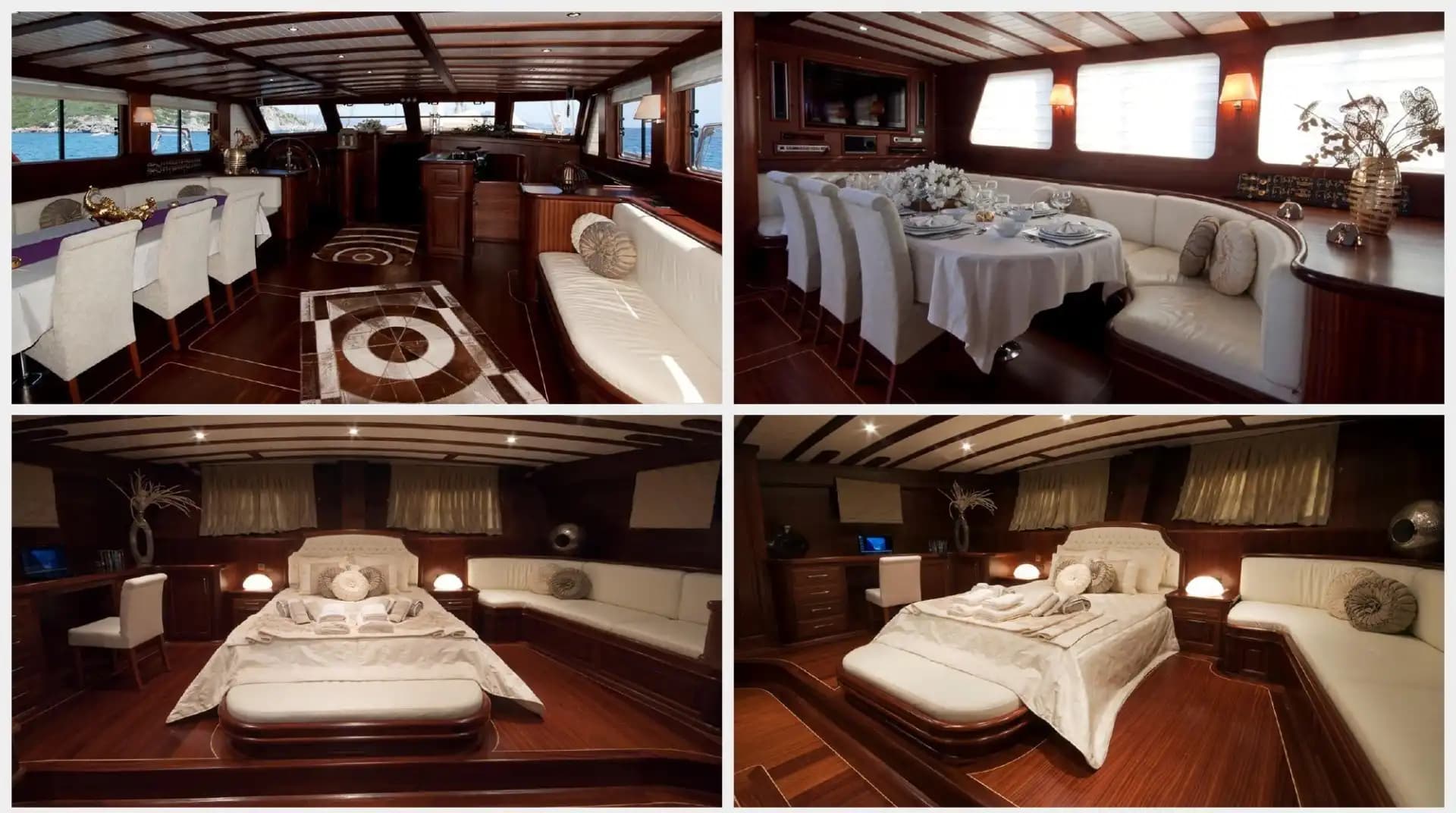 Bodrum'da 36m Lüks Gulet Kiralama | 6 Kabin 12 Kişi 7/24 Klimalı Charter 3