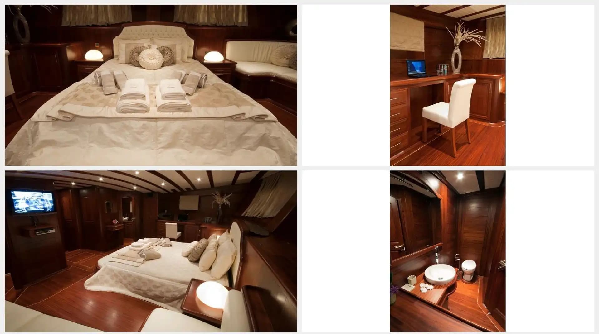 Bodrum'da 36m Lüks Gulet Kiralama | 6 Kabin 12 Kişi 7/24 Klimalı Charter 11