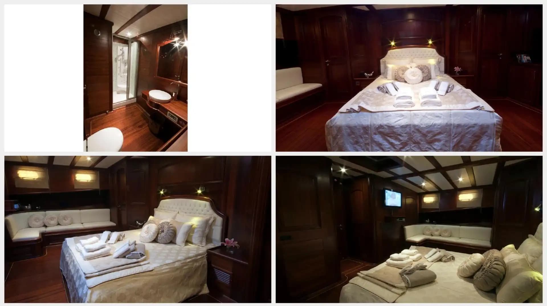 Bodrum'da 36m Lüks Gulet Kiralama | 6 Kabin 12 Kişi 7/24 Klimalı Charter 4