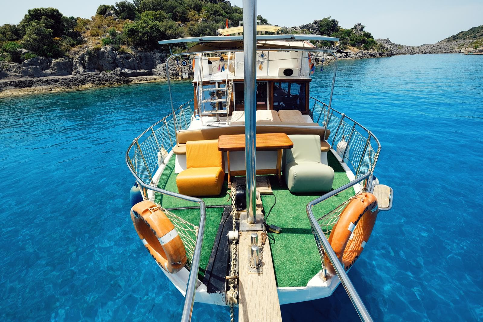 Fethiye'de 14 Metrelik Konforlu Tekne ile Gezi ve Yüzme Keyfi 3