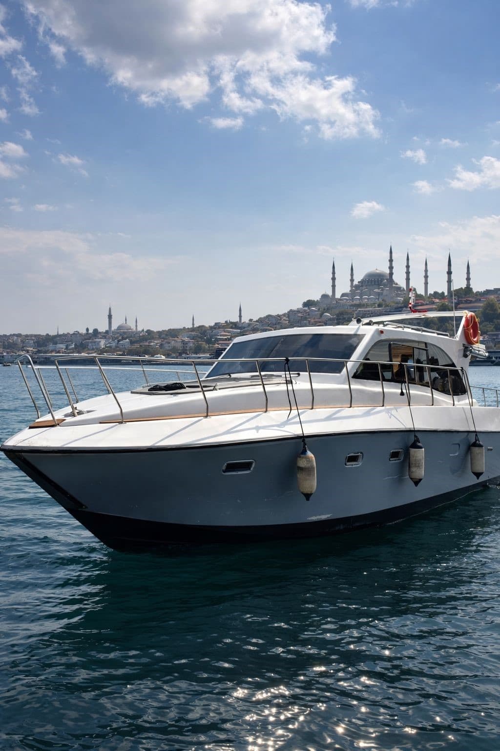 Bebek Çıkışlı 14 Metrelik Lüks Yat Börümüz ile İstanbul Boğazı'nda Unutulmaz Bir Gün (10 Kişilik)