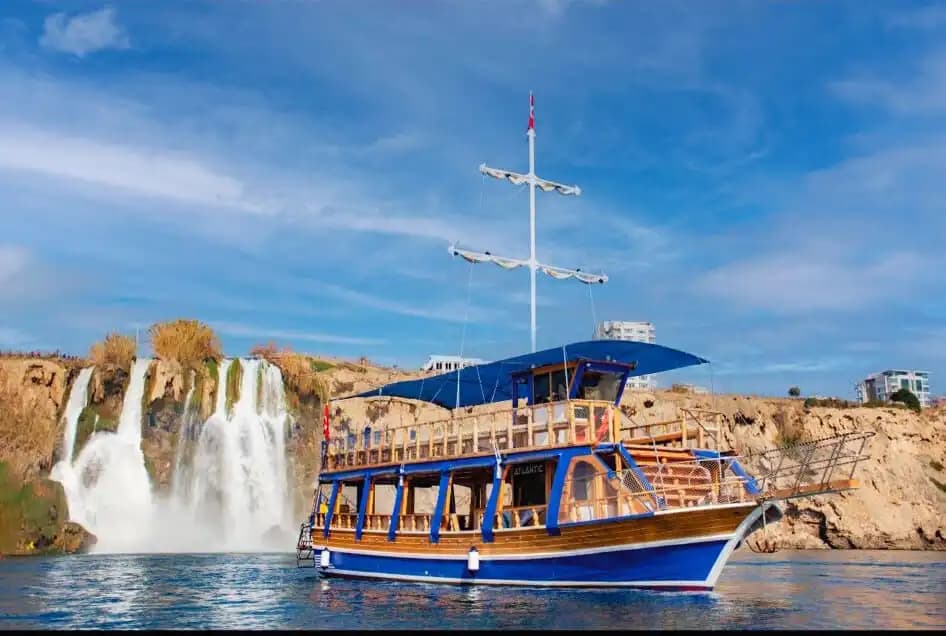 Antalya Kundu'da Düden Şelalesi Rotasıyla, Yemekli Özel Gezi Teknesi 4