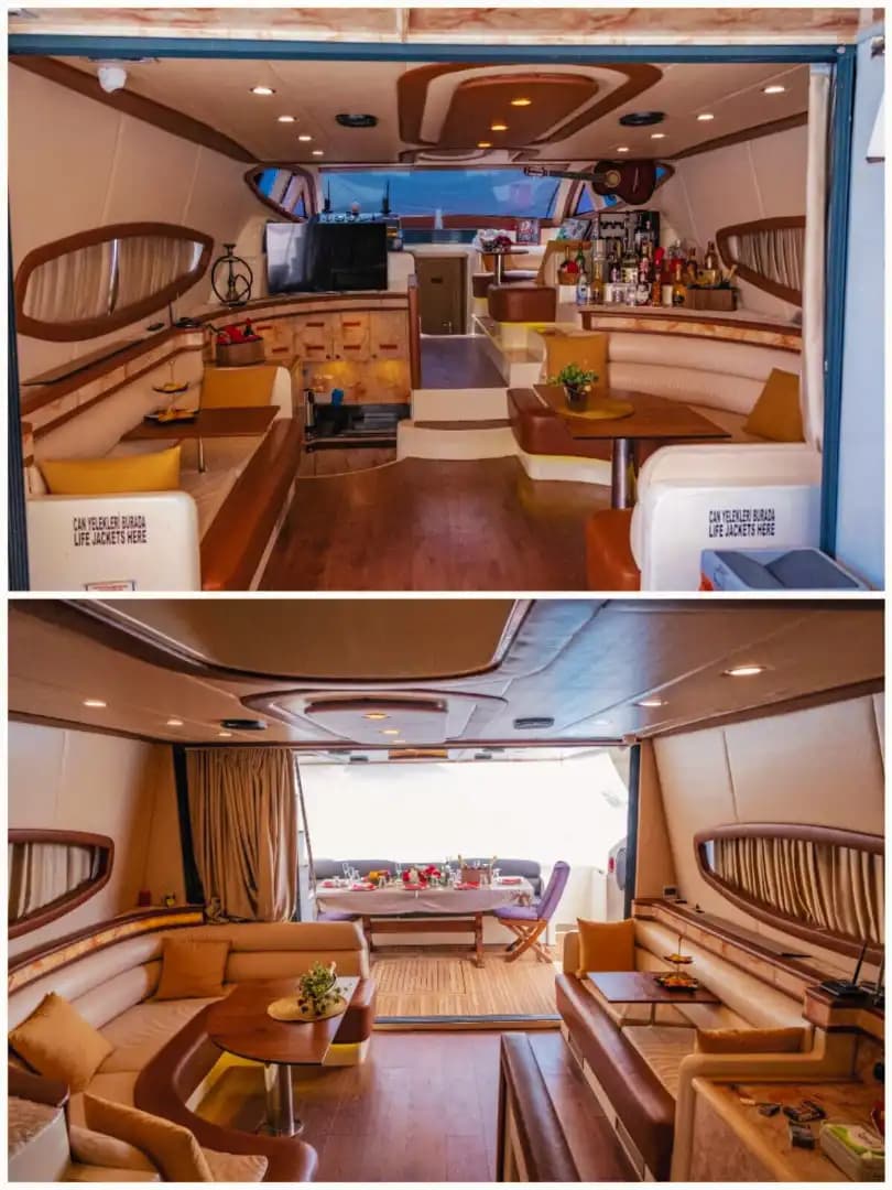 Antalya Ferretti Marka 21 Metre Lüks Motoryat ile Konforlu Eşsiz Deneyim 13