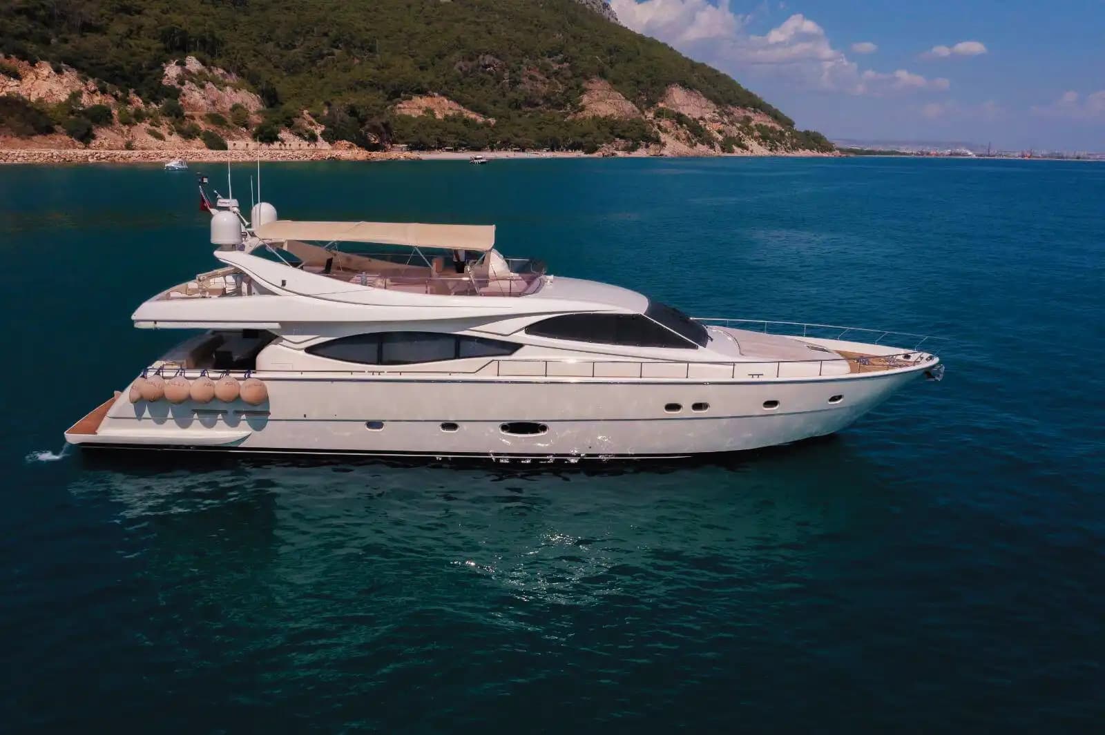 Antalya'da Ferretti 25 Metre Lüks Yat ile Özel Organizasyonlar ve Mavi Yolculuk 11