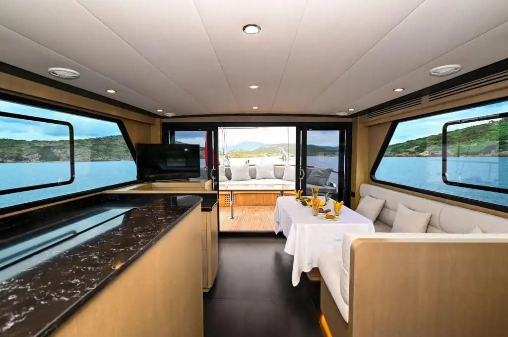 Bodrum 21m Lüks Gulet Kiralama | 3 Kabinli 6 Kişilik Özel Mavi Yolculuk 11