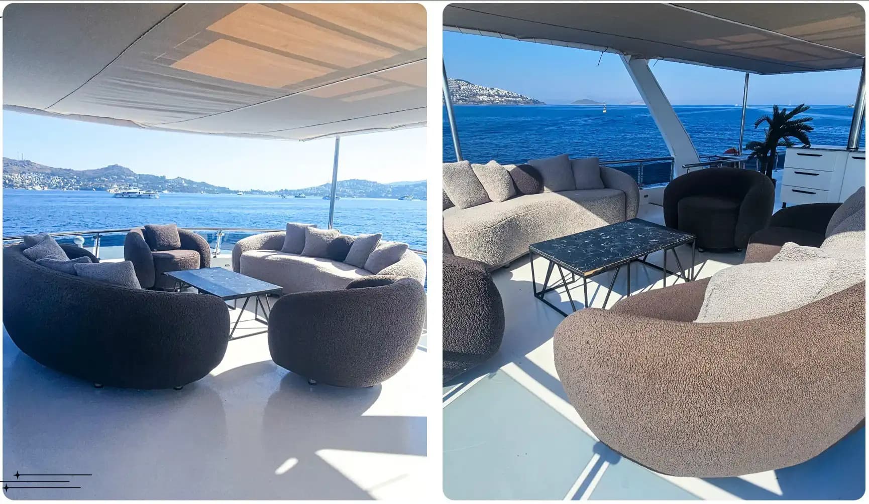 Bodrum'da 21m Lüks Motoryat Kiralama | 4 Kabin 11 Kişi Flybridge Konaklamalı 16