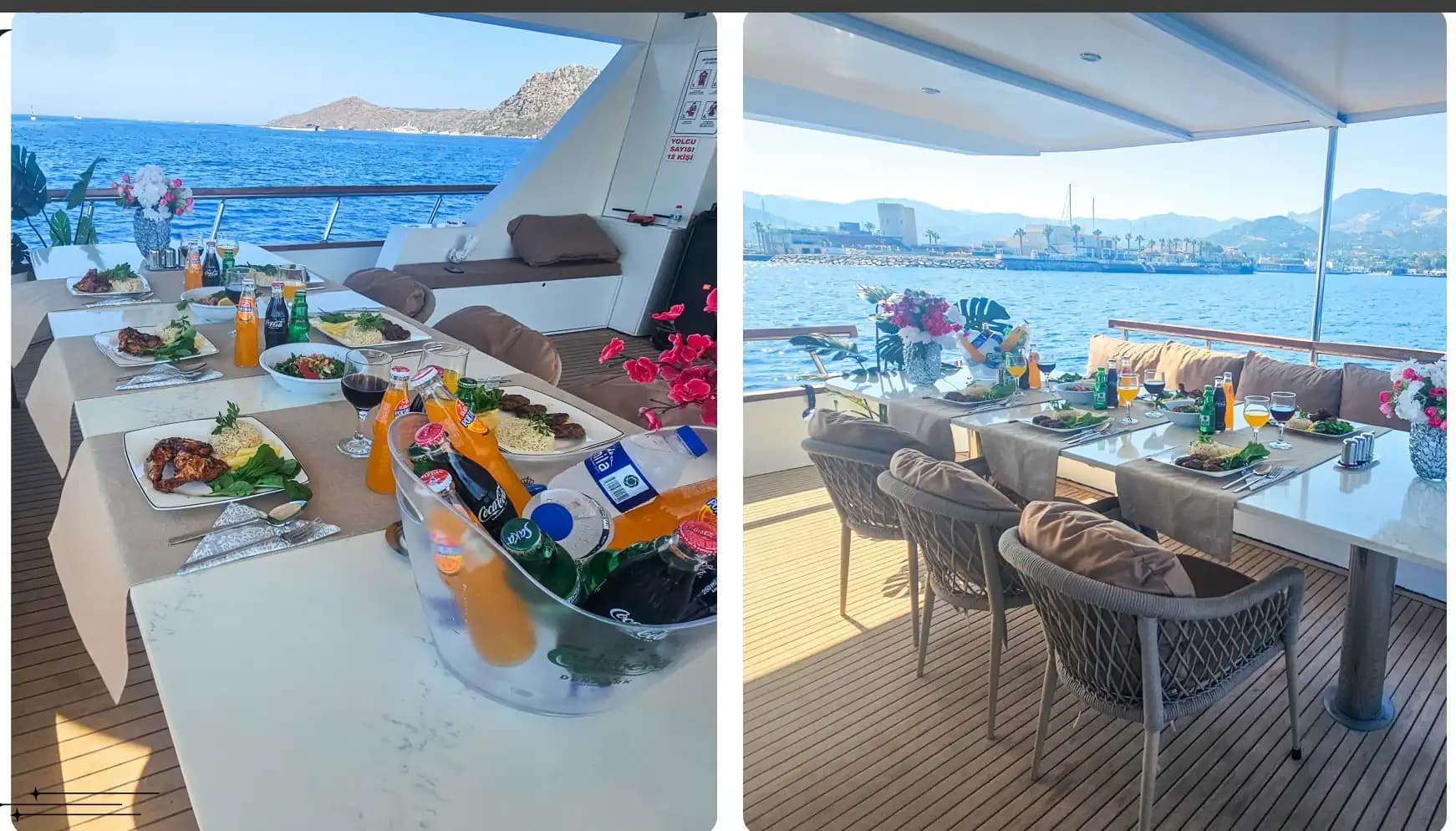 Bodrum'da 21m Lüks Motoryat Kiralama | 4 Kabin 11 Kişi Flybridge Konaklamalı 18
