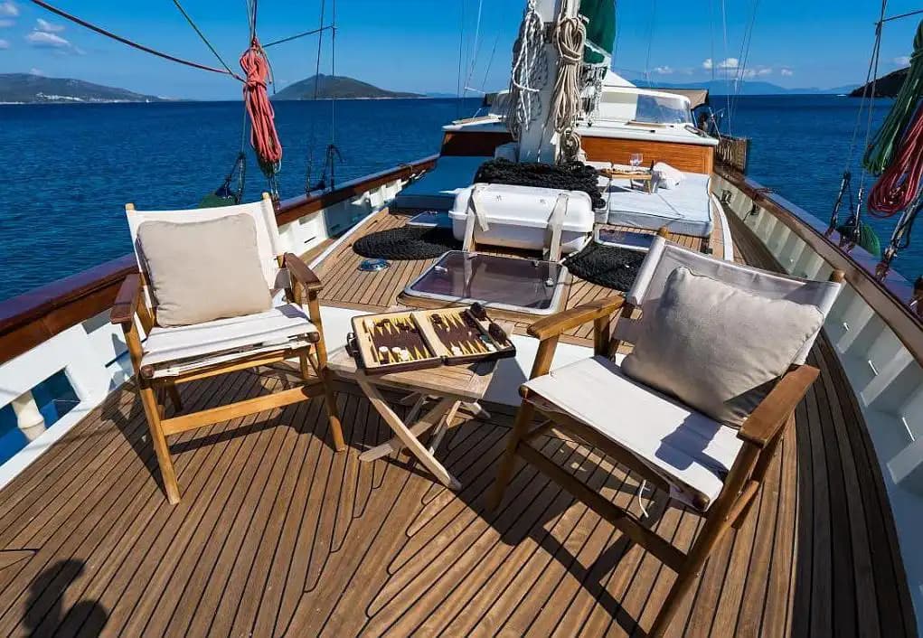 Bodrum'da 24m Lüks Ketch Gulet Kiralama 11