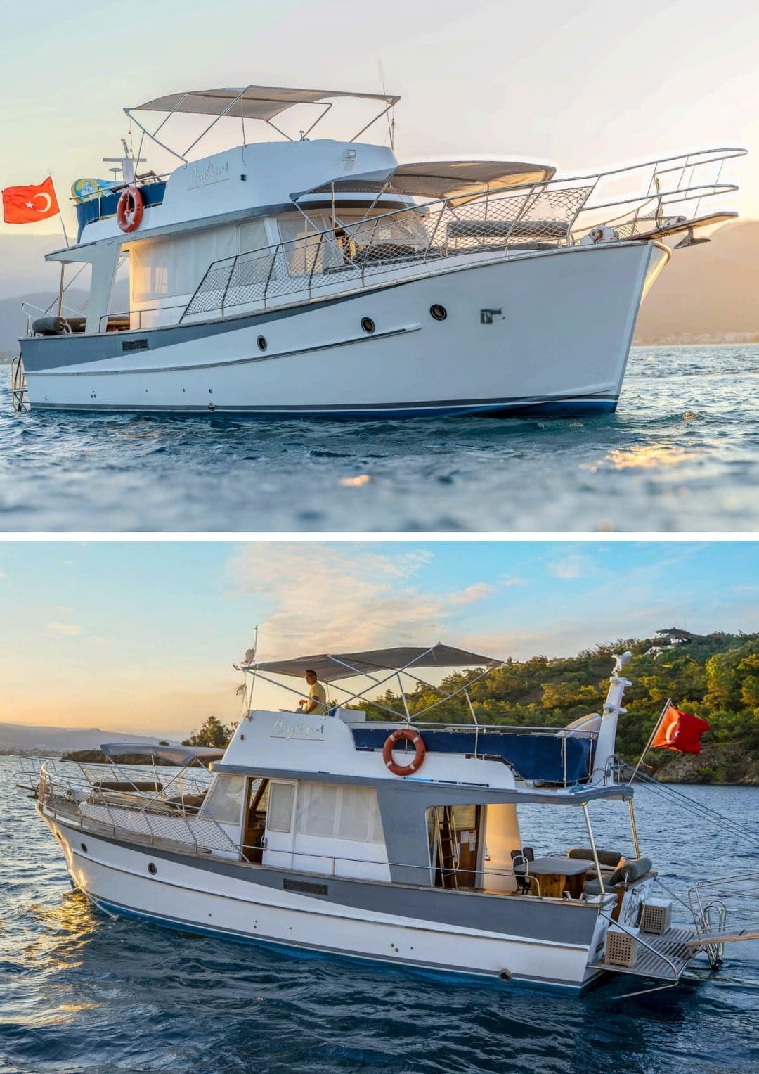 Fethiye Çıkışlı 14 Metrelik Trawler Marka Motoryat ile Unutulmaz Deniz Turları