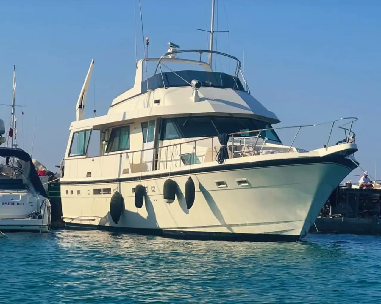 Çeşme’nin Maviliklerinde Hatteras Marka Yat ile Özel Bir Deniz Keyfi