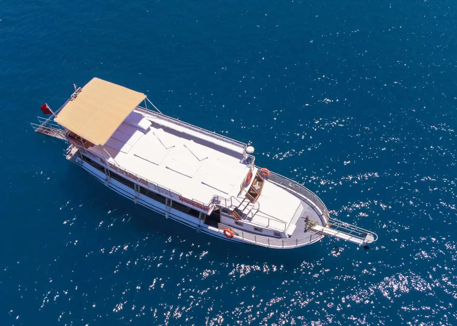 Fethiye'de Bekarlığa Veda, Doğum Günü ve Gezi Turları İçin Geniş Kapasiteli Tekne 3