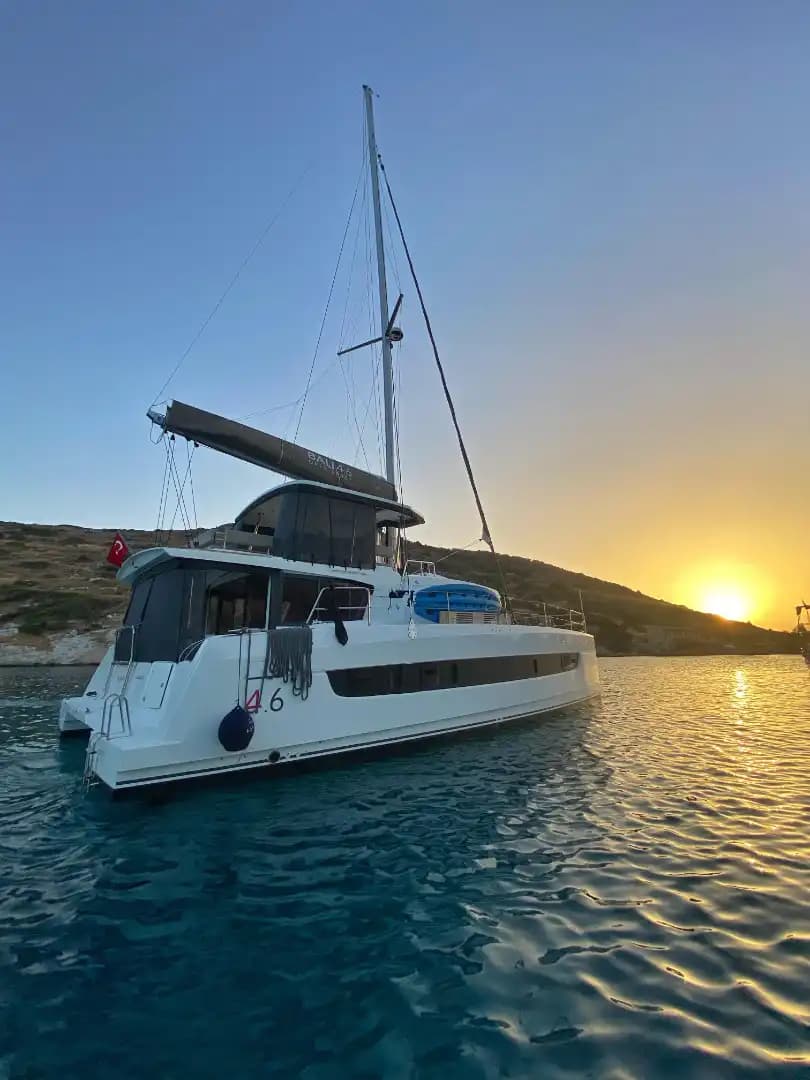Fethiye'de 2023 Model Katamaran Kiralama | Bali 4.6 5+1 Kabinli - Yatta Bekarlığa Veda