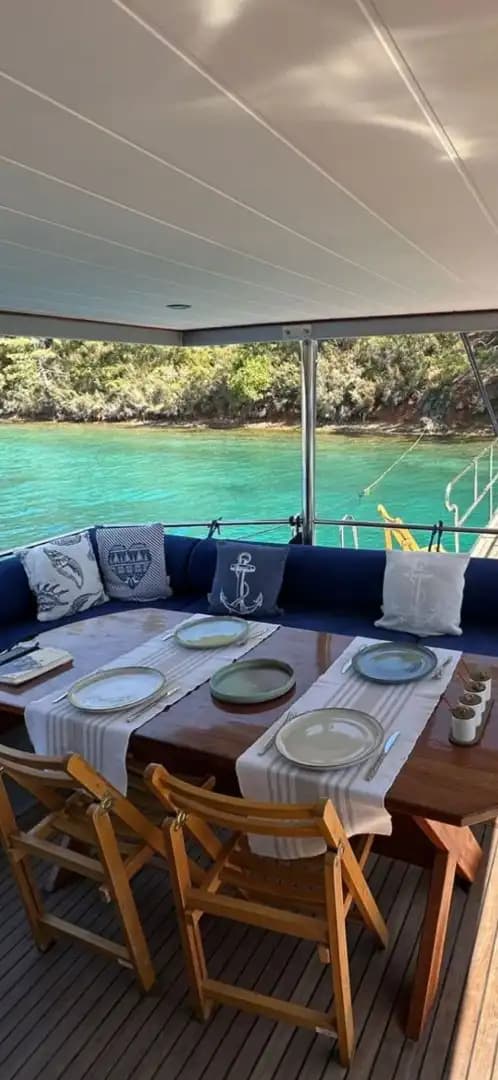 Göcek’te Günübirlik & Konaklamalı Tekne Kiralama (12 Kişi) | Klimalı 3 Kabin, 12 Adalar, Yakıt Dahil 10