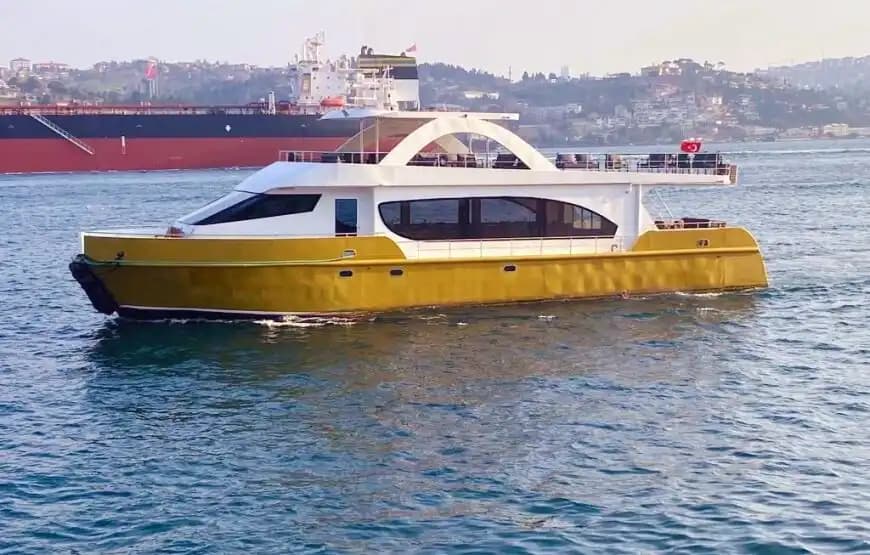 İstanbul'da 24 Metrelik Ekstra Lüks Motoryat ile 60 Kişiye Kadar Özel Organizasyonlar!