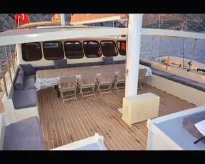 Marmaris'te 9 Kabinli Konforlu Gulet ile 18 Kişilik Özel Deniz Tatili 8