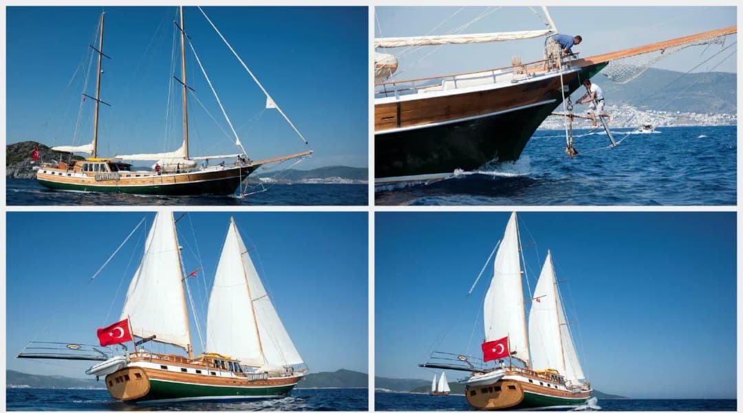 Bodrum 27m Gulet Kiralama 8 Kabin | 12 Kişilik Türkiye Yunan Adaları Rotası